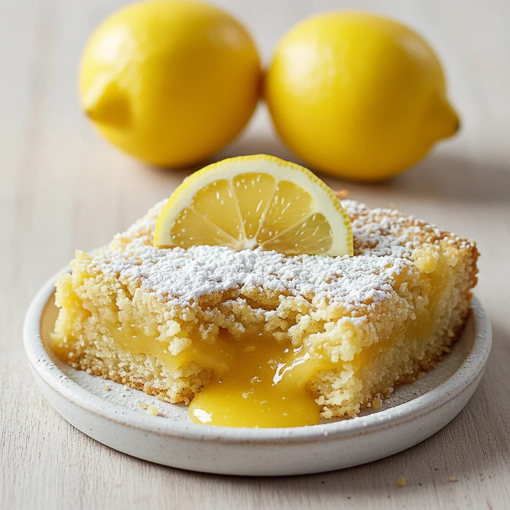 Citrus Lemon Dump Cake Recipe for Quick Baking