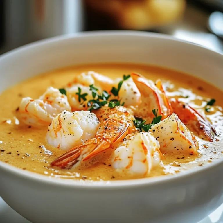 Creamy Crab and Shrimp Seafood Bisque Starter