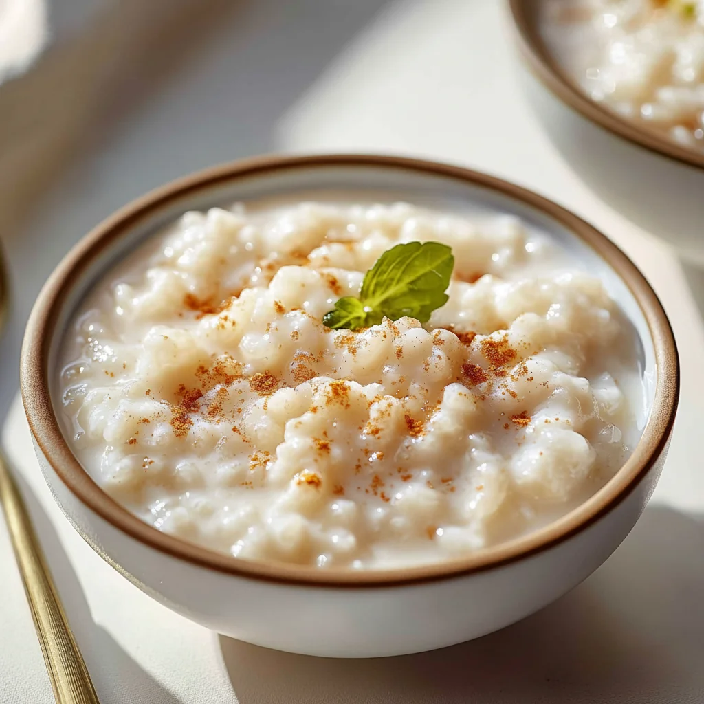 Creamy Rice Pudding with Cooked Rice Recipe