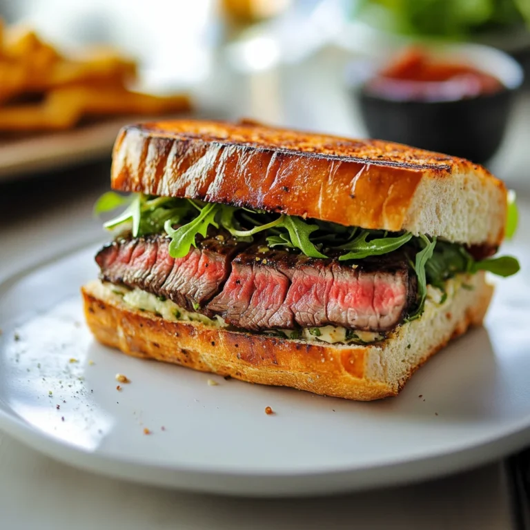 Hearty Steak Sandwich for a Filling Lunch
