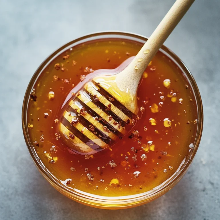 Sweet Homemade Hot Honey Recipe for Drizzling